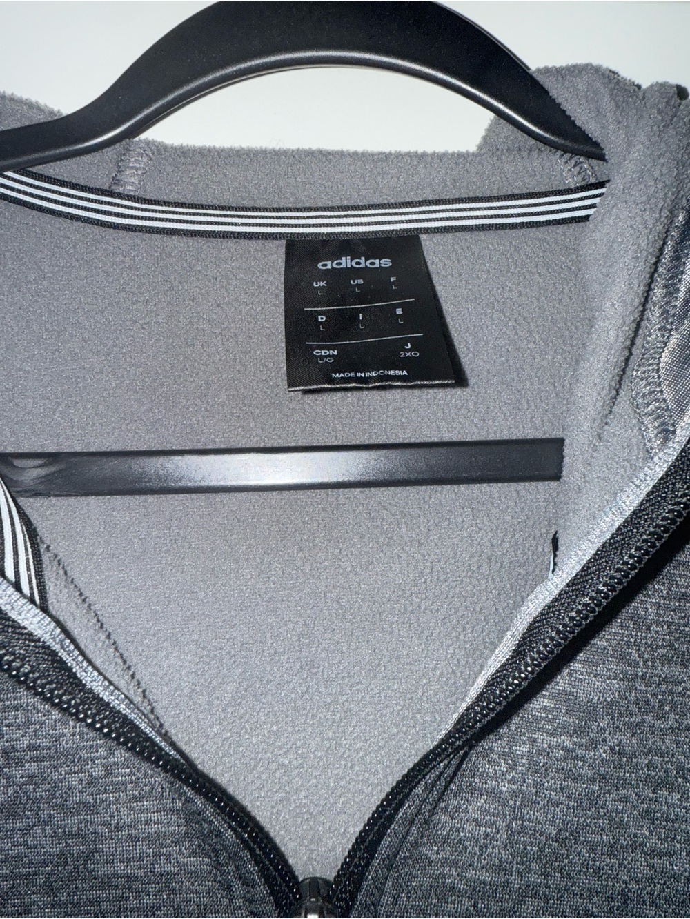 Men’s Adidas Gray Track Jacket - Picture 4 of 5